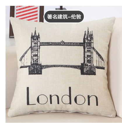 Great Buildings Throw Pillow