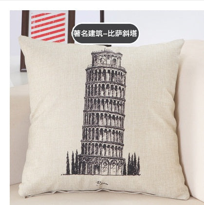 Great Buildings Throw Pillow