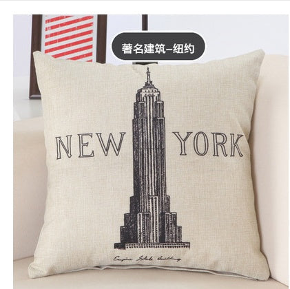 Great Buildings Throw Pillow