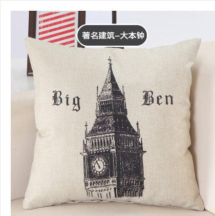 Great Buildings Throw Pillow