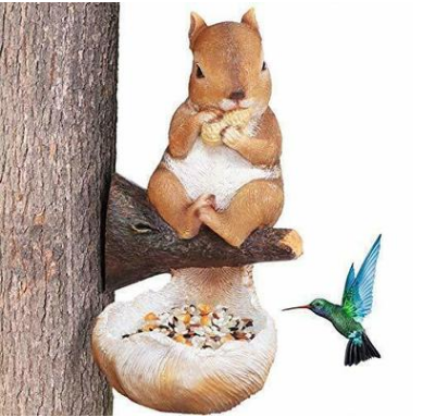 Squirrel Tree Hugger Bird Feeder