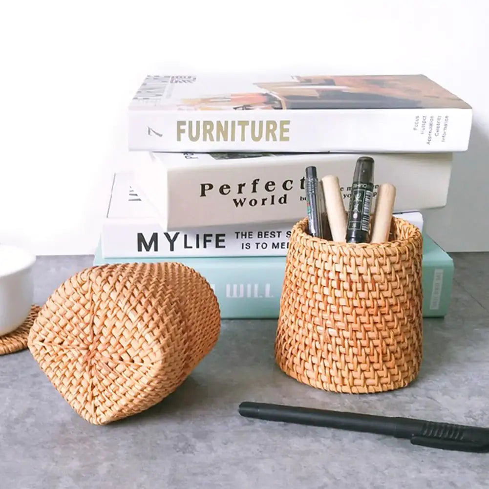 Rattan Storage Organization Baskets