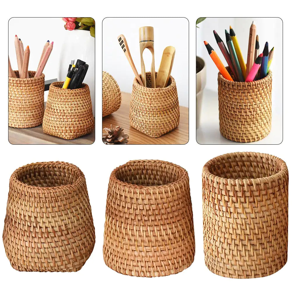 Rattan Storage Organization Baskets