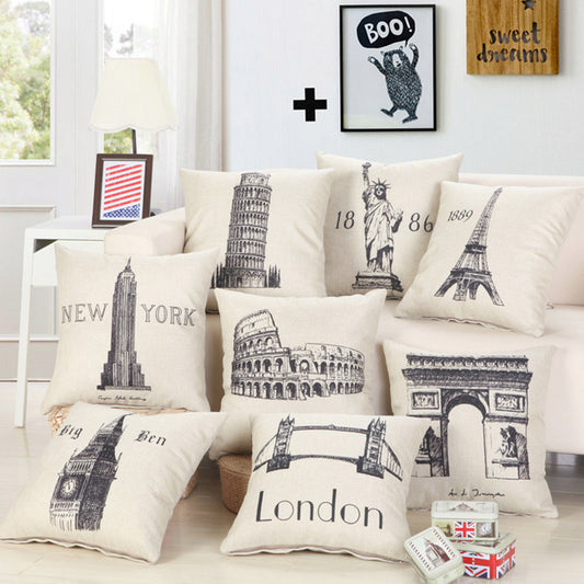 Great Buildings Throw Pillow