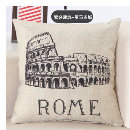 Great Buildings Throw Pillow