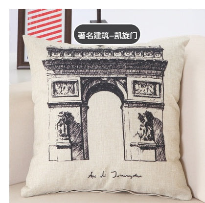 Great Buildings Throw Pillow