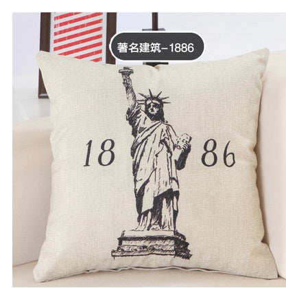 Great Buildings Throw Pillow