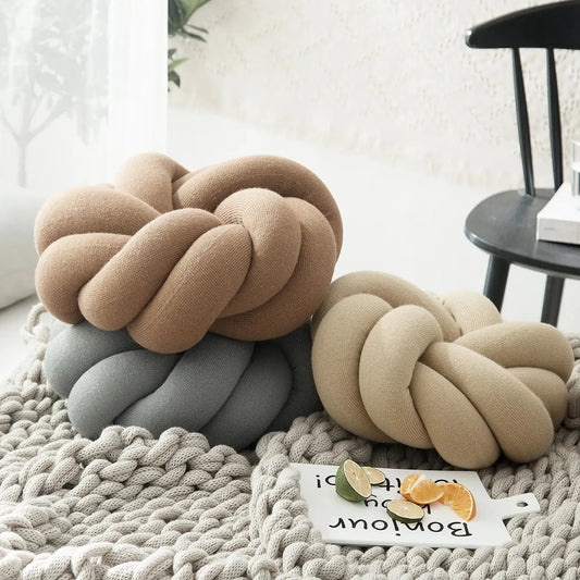 Regina Cotton Hand-Knot Back Cushions