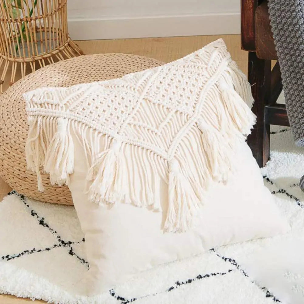 Macrame Hand-Woven Pillow Covers